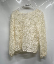 Load image into Gallery viewer, Choklate Paris Womens Beige Long Sleeve Pullover Blouse Top Size S/M With Tag
