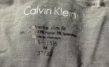 Load image into Gallery viewer, Calvin Klein Mens Red Extreme Slim Fit Long Sleeve Dress Shirt Size M 15-15.5
