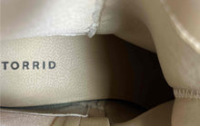 Load image into Gallery viewer, Torrid Womens Light Beige Suede Round Toe Side Zipper Ankle Boots Size 11WW
