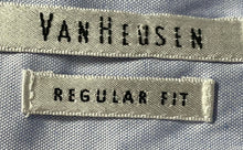 Load image into Gallery viewer, Van Heusen Mens Light Blue Regular Fit Wrinkle Free Dress Shirt Size 15.5 32/33

