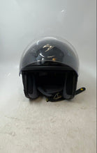 Load image into Gallery viewer, Scorpion EXO-200 Black Open-Face Motorcycle Helmet Size M With Visor And Bag
