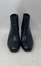 Load image into Gallery viewer, Franco Sarto Womens Izzy Black Leather Square Toe Side Zip Ankle Bootie Sz 8.5M
