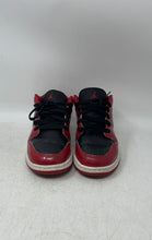Load image into Gallery viewer, Nike Kids Jordan 1 Low SE HV4396-006 Red Black Lace-Up Sneaker Shoes Size 5Y
