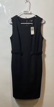 Load image into Gallery viewer, Premise Womens Black Sleeveless Round Neck Back-Zip Mini Dress Size 8 With Tag
