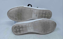 Load image into Gallery viewer, Calvin Klein Womens Lariss Silver Black White Lace-Up Sneakers Shoes Size 8M
