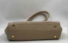 Load image into Gallery viewer, Authentic Tous Womens Beige Leather Inner Pocket Bottom Studs Satchel Handbag
