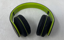 Load image into Gallery viewer, Zihnic Green Black Wireless Over Ear Bluetooth Headphones w/ Case Not Tested
