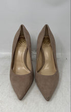 Load image into Gallery viewer, Vince Camuto Womens Ableen Beige Suede Slip-On Block Pump Heels Size 7M
