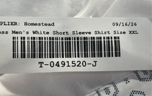 Load image into Gallery viewer, Guess Mens White Short Sleeve Pocket Collared Slim Fit Button-Up Shirt Size XXL
