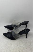 Load image into Gallery viewer, Calvin Klein Womens Graycie Black Pointed Toe Slip-On High Mule Heels Size 10M
