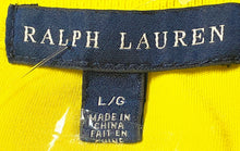 Load image into Gallery viewer, Ralph Lauren Womens Yellow Cotton Short Sleeve Golf Polo Shirt Size Large

