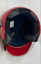 Load image into Gallery viewer, MMG Mens KY-203 Red DOT Certified Open-Face Motorcycle Helmet Size Large
