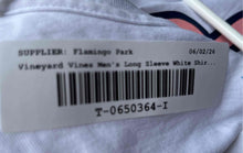 Load image into Gallery viewer, Vineyard Vines Mens White Long Sleeve Pullover T-Shirt Size Large
