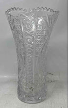 Load image into Gallery viewer, Cristal D'Arques Cut Glass Chesnay Diamax Decorative Flower Vase Collectible
