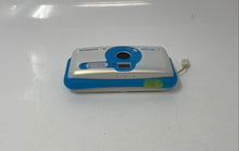 Load image into Gallery viewer, Olympus i Snap White Blue Portable Point &amp; Shoot Film Camera Not Tested

