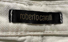 Load image into Gallery viewer, Authentic Roberto Cavalli Mens White Straight Leg Jeans Pants Sz EUR 44 Stained
