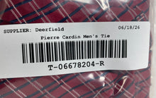 Load image into Gallery viewer, Pierre Cardin Mens Multicolor Plaid Silk Keeper Loop Adjustable Pointed Tie
