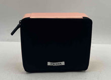 Load image into Gallery viewer, Prada Beauty Womens Pink Black Zipper Cosmetic Makeup Handbag
