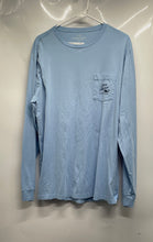 Load image into Gallery viewer, Vineyard Vines Mens Blue Long Sleeve Crew-Neck Pullover T-Shirt Size L
