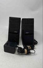 Load image into Gallery viewer, 2 Pcs Bose MediaMate Black Wired No Power Adapter Computer Speaker Set No Tested
