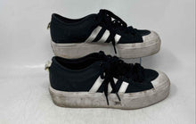 Load image into Gallery viewer, Adidas Womens Nizza Black White Lace-Up Low Top Sneakers Shoes Size 9.5
