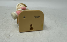 Load image into Gallery viewer, Precious Moments Pink Christmas Santa Fireplace Lighted Ornament Figurine
