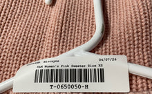 Load image into Gallery viewer, Divided By H&amp;M Womens Pink Knit Long Sleeve Crew Neck Pullover Sweater Size XS
