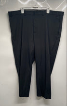 Load image into Gallery viewer, Michael Kors Mens Black Flat Front Straight Leg Dress Pants Size 44W X 32L
