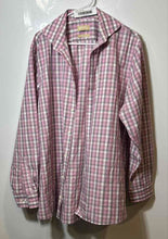 Load image into Gallery viewer, Michael Kors Mens Multicolor Plaid Cotton Non-Iron Dress Shirt Size 16 1/2
