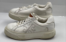 Load image into Gallery viewer, Authentic Tory Burch Womens White Leather Lace-Up Low Top Sneakers Shoes Size 7M
