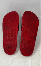 Load image into Gallery viewer, Guess Mens GMETU-C Red Black Checkerboard Open Toe Slip-On Slide Sandals Size 12
