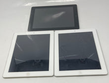 Load image into Gallery viewer, Lot Of 3 Pcs Assorted Apple iPad Silver Mixed iOS Tablets Not Tested For Parts
