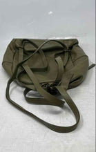 Load image into Gallery viewer, American Eagle Womens Green Faux Leather Adjustable Shoulder Straps Zip Backpack
