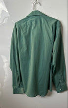 Load image into Gallery viewer, Tommy Hilfiger Mens Green Cotton Collared Long Sleeve Dress Shirt Size 16 1/2
