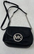 Load image into Gallery viewer, Michael Kors Womens Fulton Black Leather Adjustable Strap Crossbody Bag
