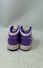 Load image into Gallery viewer, Nike Kids Air Jordan 1 Mid GS DQ8423-511 Purple White Sneaker Shoes Size 5.5Y
