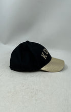 Load image into Gallery viewer, Michael Kors Womens Black Gold Adjustable Baseball Cap One Size Fits All
