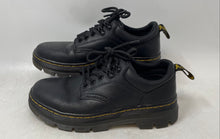 Load image into Gallery viewer, Dr. Martens Unisex Reeder Black Leather Lace-Up Low Top Sneaker Shoes Size M5 W6
