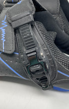 Load image into Gallery viewer, Kescoo Womens Black Blue Round Toe Hook &amp; Loop Cycling Shoes Size 37
