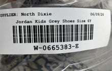Load image into Gallery viewer, Nike Kids Jordan 3 Retro 398614-012 Gray Lace-Up Basketball Shoes Size 6Y
