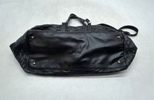 Load image into Gallery viewer, DKNY Unisex Black Quilted Double Handle Pockets Zip Top Lined Travel Duffle Bag
