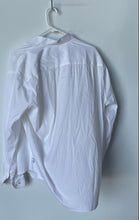 Load image into Gallery viewer, Armani Collezioni Mens White Long Sleeve Collared Button-Up Shirt Size L

