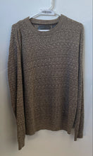 Load image into Gallery viewer, Oscar De La Renta Mens Brown Knitted Long Sleeve Crew Neck Pullover Sweater Sz M
