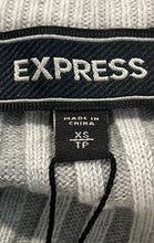 Load image into Gallery viewer, Express Mens Gray Long Sleeve Ribbed Mock Neck 1/4 Zip Sweater Size XS With Tag
