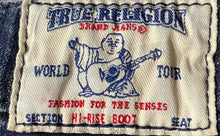 Load image into Gallery viewer, True Religion Womens Blue Denim Pockets High Rise Bootcut Jeans Size 25
