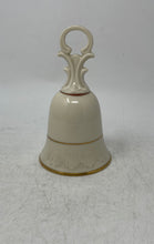 Load image into Gallery viewer, Lenox Renaissance Collectible White Gold Trim Home Decorative Porcelain Bell
