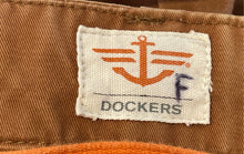 Load image into Gallery viewer, Dockers Mens Brown Flat Front Pockets Straight Leg Chino Pants Size 32x30
