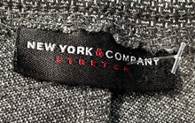 Load image into Gallery viewer, New York &amp; Company Womens Gray Stretch Flat Front Wide-Leg Trouser Pants Size S
