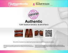 Load image into Gallery viewer, Authentic Tory Burch Womens Reva Orange Ballet Flats Size 6.5M Damaged Worn
