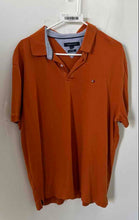 Load image into Gallery viewer, Tommy Hilfiger Mens Orange Cotton Short Sleeve Custom Fit Polo Shirt Size XL
